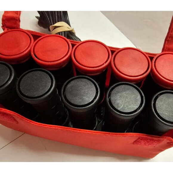 Remington Hot Rollers Set With Red Storage Case & Cord Travel Size H-1015 - Picture 8 of 11